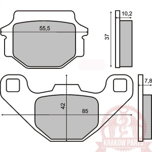 KLOCKI HAMULCOWE RMS 22 510 1200