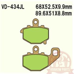 KLOCKI HAMULCOWE VESRAH VD-434JL