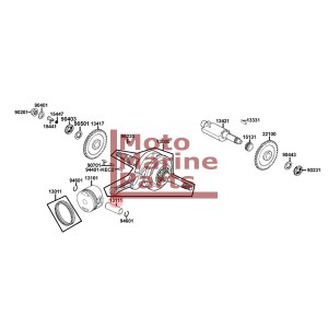 болт поршеньOWY MXER 150 13111-4D14-001