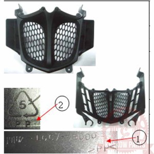 WLOT CHŁODNICY 19102-LGC7-E00-N1R Kymco MXU 450, Maxxer 450, oryginał