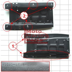 OSŁONA TYLNEGO WAHACZA 4052A-LCA5-E00 4052A-LCA5-E01