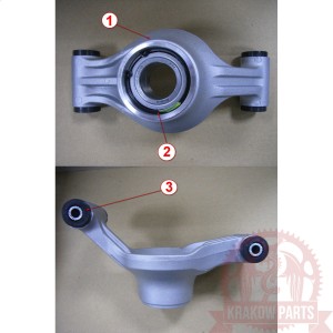 PIASTA TYŁ Kymco MXU 700, oryginał 47550-PWB1-900