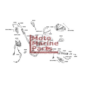 Kierownica Kymco MXU 700 EXi LOF, oryginał