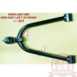 WAHACZ GÓRNY LEWY KXR 250 53500-LBA7-900