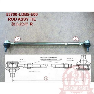 DRĄŻEK KIEROWNICZY MXU 500 53700-LDB5-E00 Kymco MXU 500, UXV 500, oryginał