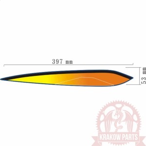 наклейка крылоA правый MAXXER400 86543-LGN5-E60-T04