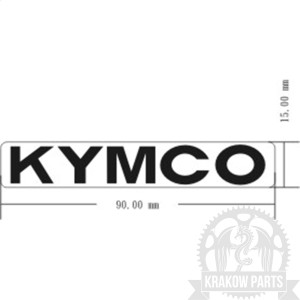 NAKLEJKA KYMCO 87532-LBE8-900-T03