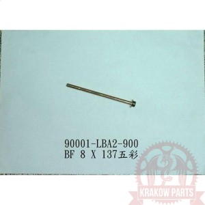 Śruba głowicy cylindra 8x137 mm, Kymco Xciting 500, MXU 500, UXV 500, oryginał 90001-LBA2-E00