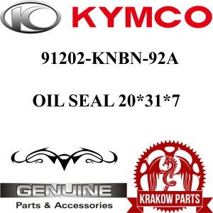 OIL SEAL 20*31*7 Kymco MXU 50 original 91202-KNBN-92A