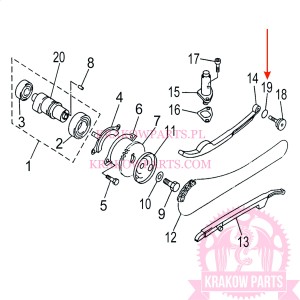 O-RING 14.5X1.8 Linhai original 22719