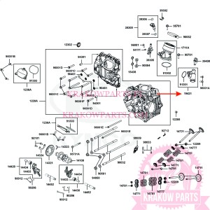 JOINT COMP WATER HOSE Kymco MXU 700, oryginał 19421-LKM5-E00