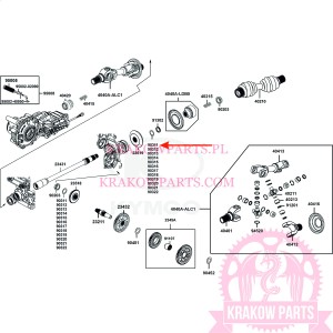 PODKŁADKA KOŁA ZĘBATEGO 0.6 Kymco MXU 700, oryginał 90311-LDB5-E00