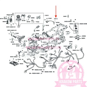 CEWKA ZAPŁONOWA Kymco MXU 700, oryginał 3051A-ZVA6-M00