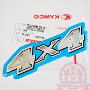 STRIPE DECAL STICKER 4*4 Kymco MXU 500, original 86303-LDB5-E00-T01