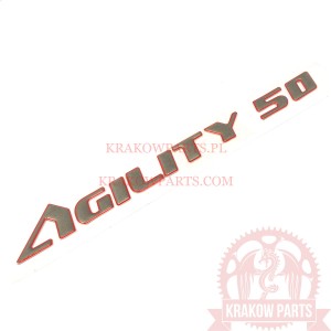 Naklejka obudowy boczna Kymco Agility City 50 4T, oryginalna