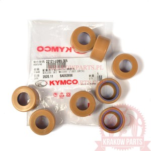 Rolki wariatora 30x16 mm, 18 gr, 8 szt, Kymco MXU 500, MXU 700, UXV 700, oryginal 22121-LDB5-305