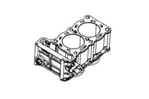 Цилиндр Kymco AK 550, AK550, оригинал 12100-LGC6-E00
