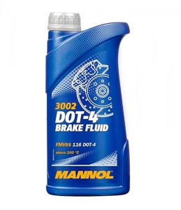 MANNOL BRAKE FLUID DOT-4 1L - PŁYN HAMULCOWY (3002) MN3002-1