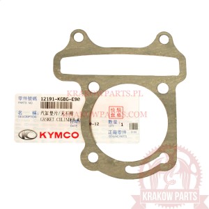 Прокладка цилиндра Kymco Agility 50 4T, оригинал 12191-KGBG-E90
