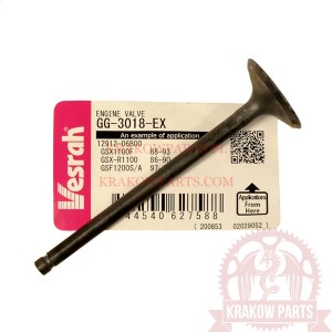 VESRAH ZAWÓR WYDECHOWY SUZUKI GSF 1200 BANDIT 97-02, GSXR 1100 86-90, GSX 1100 F/G 88-93 GG-3018-EX