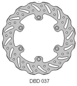 DELTA BRAKING 2021/05 TARCZA HAMULCOWA TYŁ KTM 2T/4T '91-21, HUSABERG, HUSQUARNA, GAS-GAS '21, WAVE (220X110X4MM) (6X6,5MM) (NG129,NG141) ONL_DBD037G