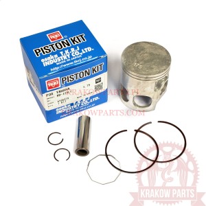 Tłok kompletny nadwymiarowy 57,75 mm, Yamaha RD 125LC, DT 125, RZ 125, DT 125R, TKRJ AY0637X