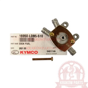 COCK FUEL Kymco MXU 500, UXV 500, original 16950-LDB5-610
