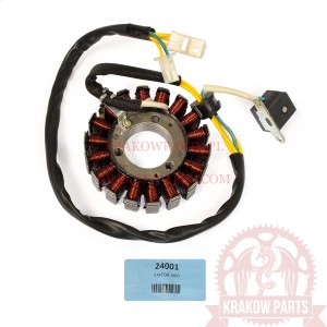 STATOR (THE COLOR OF a IS WHITE) 93 mm, Linhai ATV 300-3D, ATV 400-2D, 400 CUV, original 24001