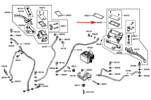 тормозная машинка левая Kymco AK 550