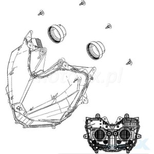 REFLEKTOR передний XCITING S400