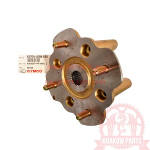 PIASTA KOLA TYL L Z MOCOWANIEM TARCZY 4270A-LDB5-E00 Kymco MXU 500, UXV 500, oryginał