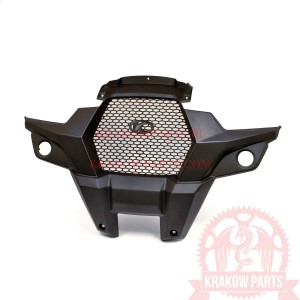 fender PRZEDNI (BLACK) Kymco MXU 700, oryginał 60200-AGA8-E00-N1R