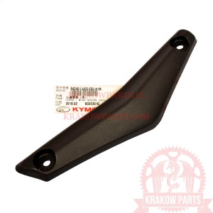COVER L WIND SCREEN (BLACK) 64240-LGC6-E00-N1R Kymco AK 550 (AK550), oryginał