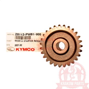 колесо шестерня привод REDUK. стартера  28113-PWB1-900 Kymco MXU 400, Maxxer 400, оригинал