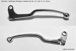 CLUTCH LEVER YAMAHA XJ6 '09-, FZ1, FZ8 '10-, R1, Color SREBRNY (DSY02SV) = DSY07S (70121) 1057937 V PARTS