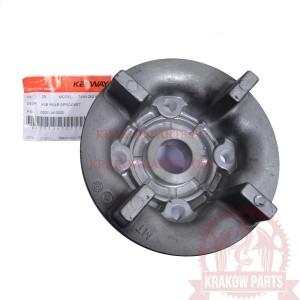 HUB, REAR SPROCKET Keeway, TX 125E SM EFI, 60001J410000 original