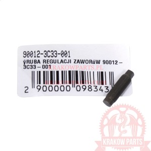 Śruba regulacji zaworów Kymco Agility 125, Downtown 300, MXU 500, oryginał 90012-3C33-001