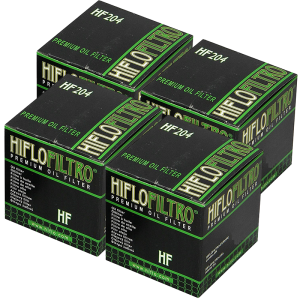 4x HIFLO Filtr oleju HF 204 Honda/Kawasaki/Yamaha