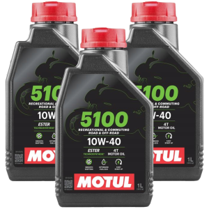 3x MOTUL OLEJ SILNIK 5100 4T ESTER 10W40 1L