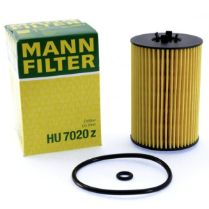 Filtr oleju VW Golf VII 12- Passat B8 14- Tiguan II 16- T-Roc 17- Polo VI, Mann-Filter HU 7020 Z