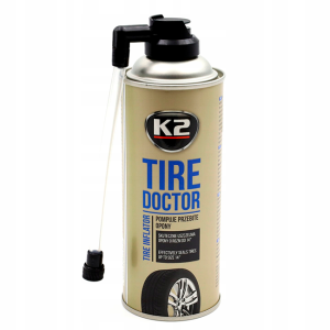 Koło zapasowe w sprayu do pompowania opon K2 Tire Doktor 500ml