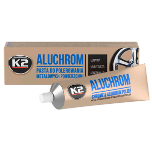 Pasta do czyszczenia chromu i aluminium K2 Aluchrom nabłyszcza 120g
