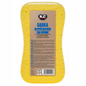 Gąbka do mycia samochodu K2 żółta