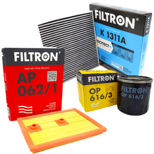 Filtron Filtr powietrza AP062/1 Filtr Kabinowy K1311A Filtr Oleju OP616/3