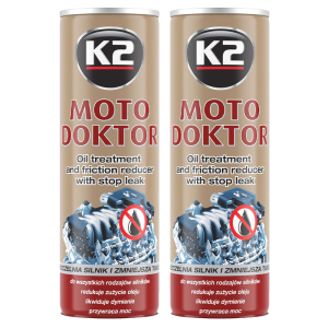 2x Dodatek do oleju silnikowego K2 Moto Doktor 443 ml