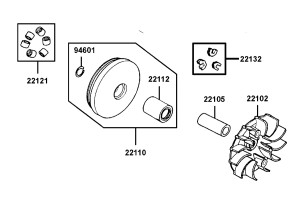 Wariator Kymco MXU 150