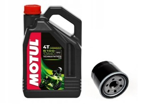 OLEJ MOTUL 10W40 FILTR OLEJU KYMCO MAXXER 400 450 MXU MAXXER 400 450 465