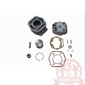 Zestaw cylindra z głowicą, 50 mm, 78,5 cm (80 cc), Derbi Euro3 ( ≥ 2006), Gilera SMT, Piaggio engine, Airsal CNA01084350