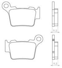 BRENTA KLOCKI HAMULCOWE KH368 KTM SX/EXC 04-16 TYŁ FT 3056